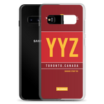 Load image into Gallery viewer, YYZ - Toronto airport code Samsung phone case
