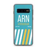 Load image into Gallery viewer, ARN - Stockholm Samsung phone case with airport code
