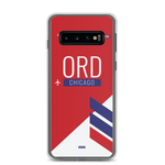 Load image into Gallery viewer, ORD - Chicago airport code Samsung phone case
