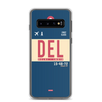 Load image into Gallery viewer, DEL - Delhi airport code Samsung phone case
