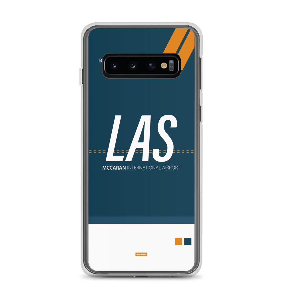 LAS - Las Vegas Samsung-Handyhülle mit Flughafencode