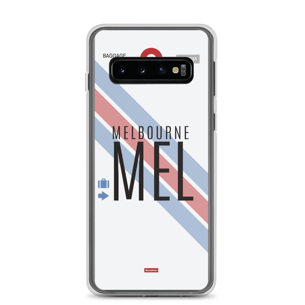 MEL - Melbourne Samsung phone case with airport code