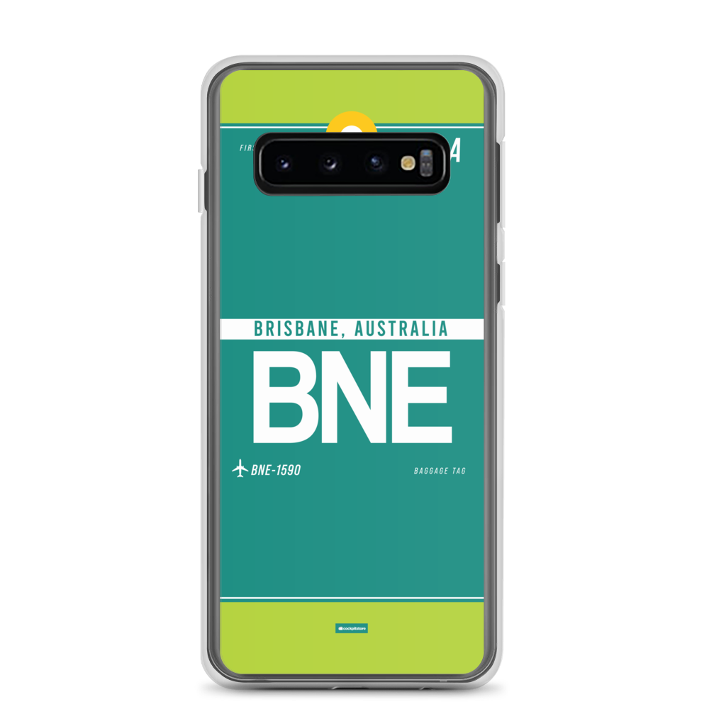 BNE - Brisbane Samsung-Handyhülle mit Flughafencode