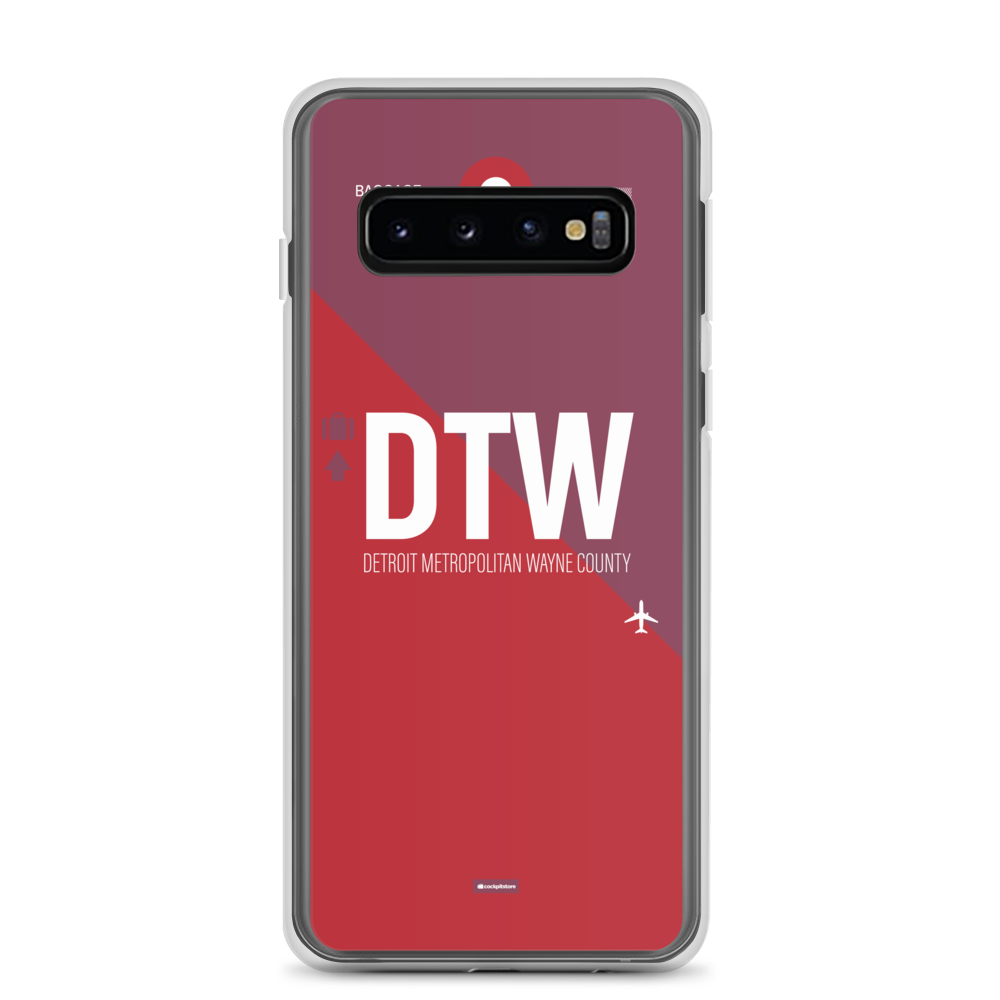 DTW - Detroit airport code Samsung phone case