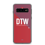 Load image into Gallery viewer, DTW - Detroit airport code Samsung phone case
