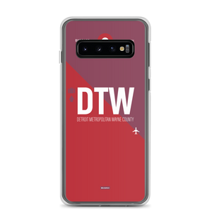 DTW - Detroit airport code Samsung phone case