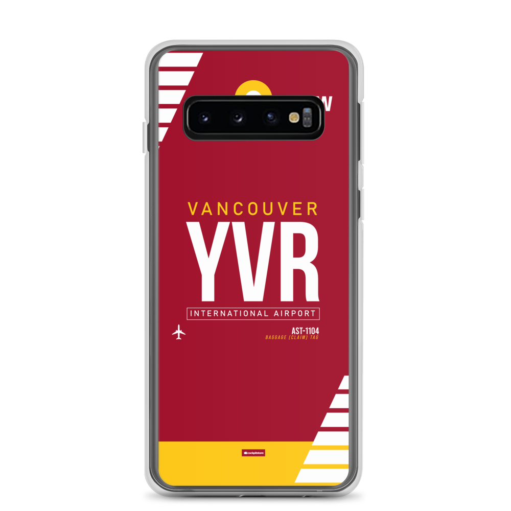 YVR - Vancouver Samsung-Handyhülle mit Flughafencode