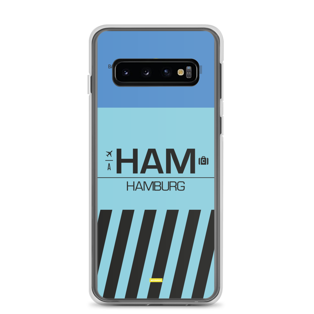 HAM - Hamburg Samsung-Handyhülle mit Flughafencode