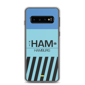 HAM - Hamburg Samsung-Handyhülle mit Flughafencode