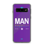 Load image into Gallery viewer, MAN - Manchester Samsung phone case with airport code
