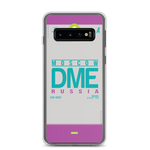 Load image into Gallery viewer, DME - Moscow Samsung phone case with airport code
