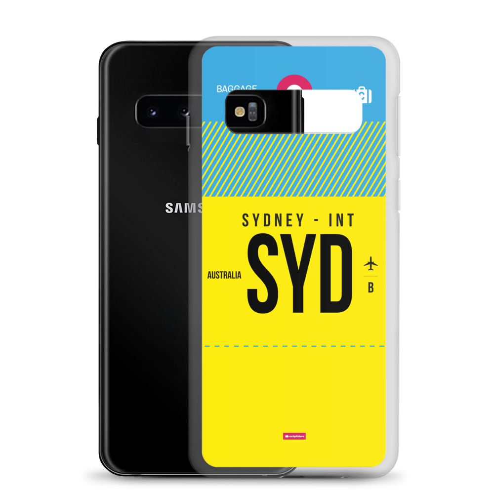 SYD - Sydney Samsung-Handyhülle mit Flughafencode