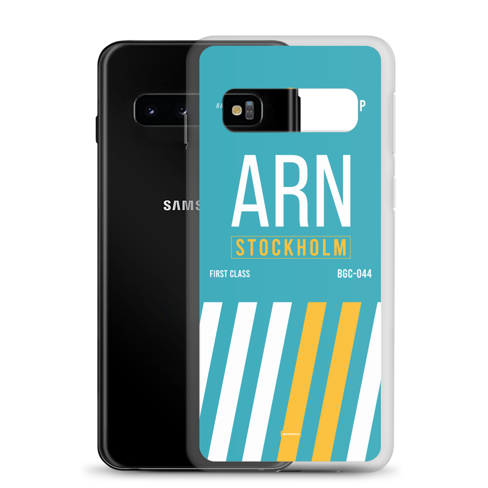 ARN - Stockholm Samsung-Handyhülle mit Flughafencode