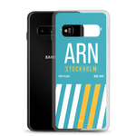 Load image into Gallery viewer, ARN - Stockholm Samsung phone case with airport code
