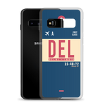 Load image into Gallery viewer, DEL - Delhi airport code Samsung phone case
