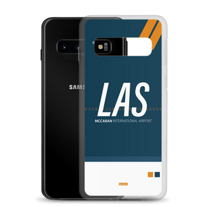 LAS - Las Vegas Samsung-Handyhülle mit Flughafencode