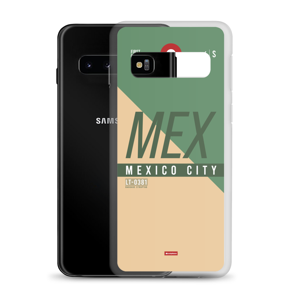 MEX - Mexico Samsung-Handyhülle mit Flughafencode