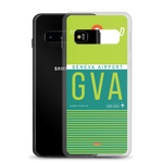 Load image into Gallery viewer, GVA - Geneva Samsung phone case with airport code
