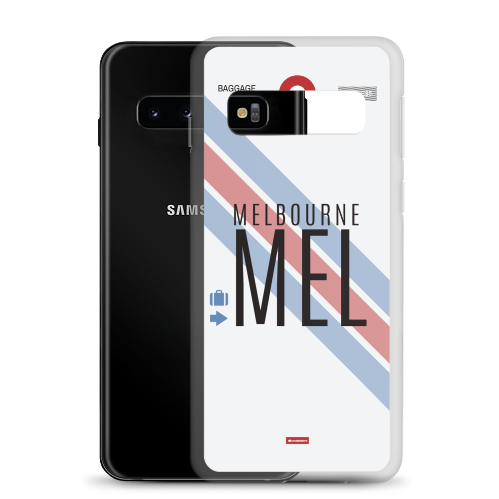 MEL - Melbourne Samsung phone case with airport code