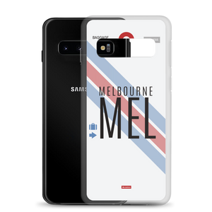 MEL - Melbourne Samsung phone case with airport code