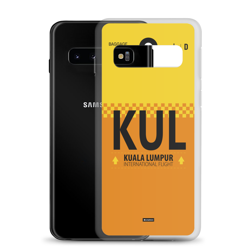 KUL - Kuala Lumpur Samsung phone case with airport code