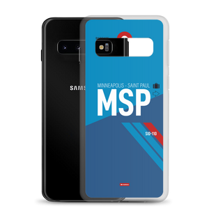 MSP - Minneapolis - Saint Paul Samsung phone case with airport code