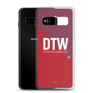 DTW - Detroit airport code Samsung phone case