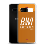 Lade das Bild in den Galerie-Viewer, BWI - Baltimore Samsung-Handyhülle mit Flughafencode
