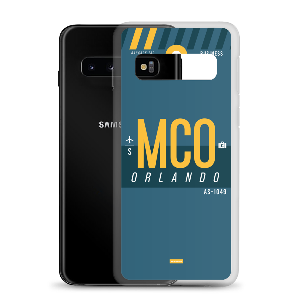 MCO - Orlando Samsung phone case with airport code