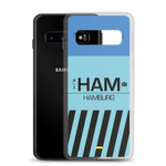 Load image into Gallery viewer, HAM - Hamburg Samsung phone case with airport code
