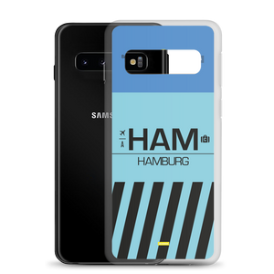 HAM - Hamburg Samsung-Handyhülle mit Flughafencode