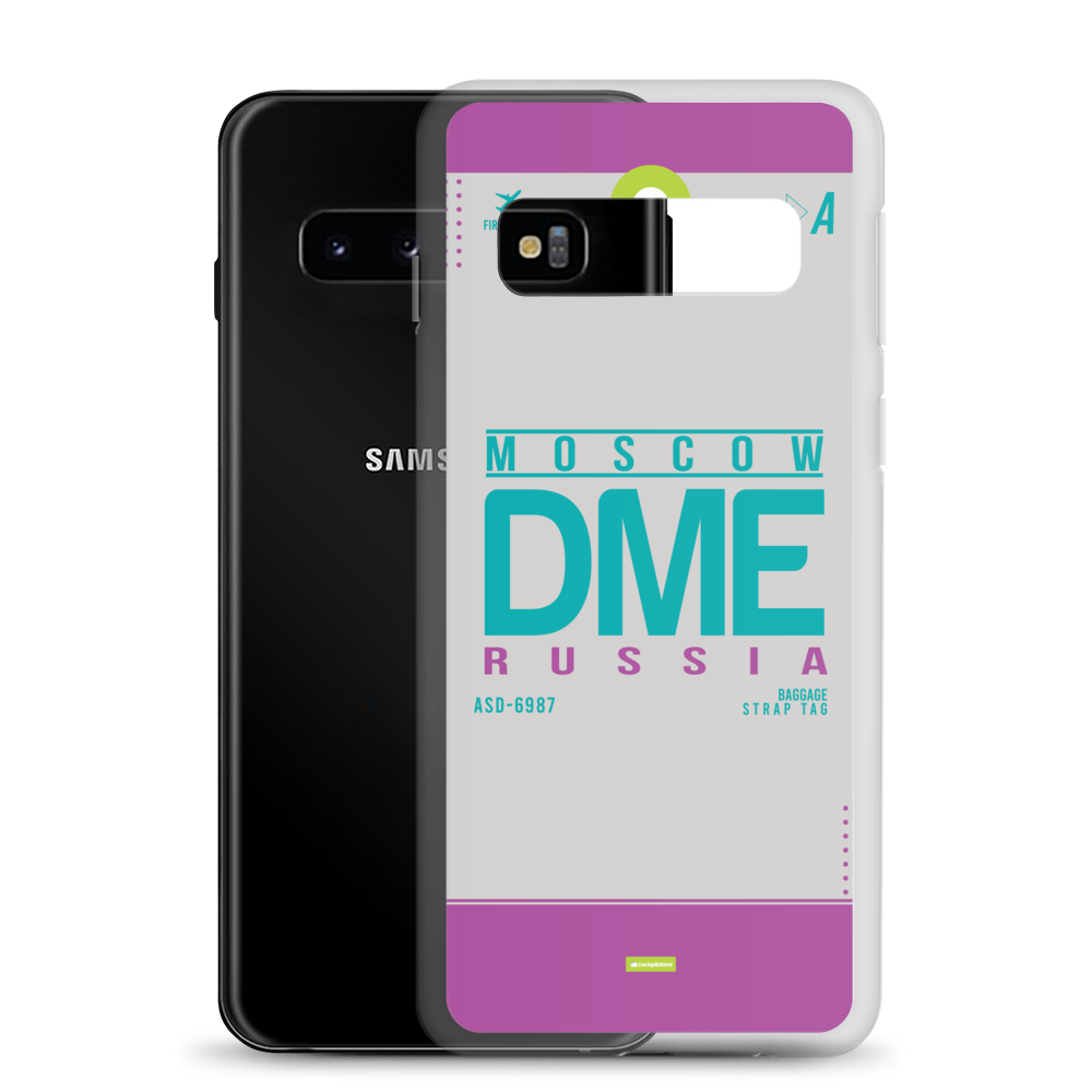 DME - Moscow Samsung phone case with airport code