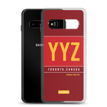 Load image into Gallery viewer, YYZ - Toronto airport code Samsung phone case
