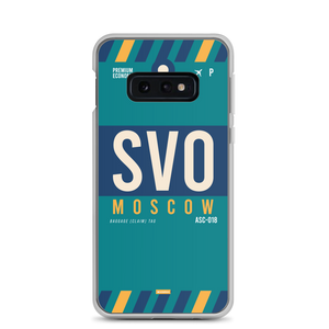 SVO - Moscow Samsung phone case with airport code