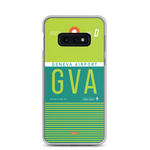 Load image into Gallery viewer, GVA - Geneva Samsung phone case with airport code
