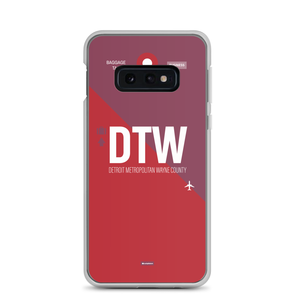 DTW - Detroit airport code Samsung phone case