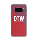 Load image into Gallery viewer, DTW - Detroit airport code Samsung phone case
