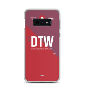 DTW - Detroit airport code Samsung phone case