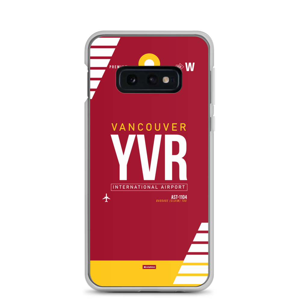 YVR - Vancouver Samsung-Handyhülle mit Flughafencode