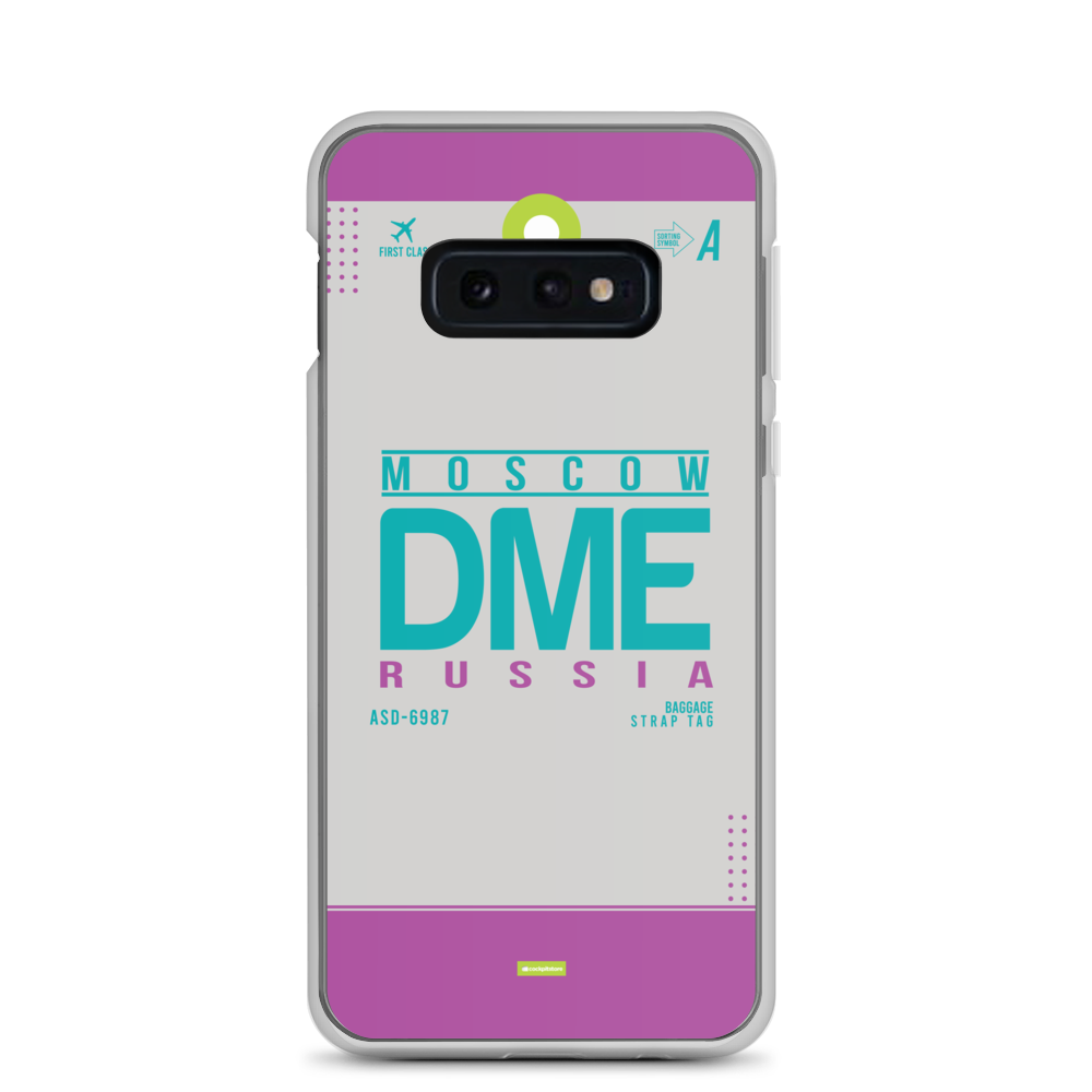 DME - Moscow Samsung phone case with airport code