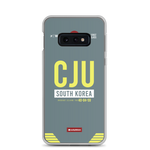 Load image into Gallery viewer, CJU - Jeju Samsung phone case with airport code
