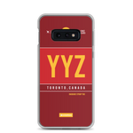 Load image into Gallery viewer, YYZ - Toronto airport code Samsung phone case
