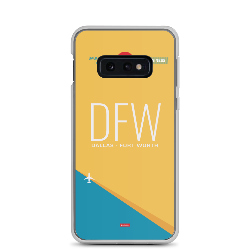 DFW - Dallas - Fort Worth Samsung-Handyhülle mit Flughafencode