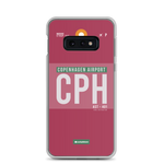Load image into Gallery viewer, CPH - Copenhagen Samsung phone case with airport code
