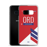 Load image into Gallery viewer, ORD - Chicago airport code Samsung phone case
