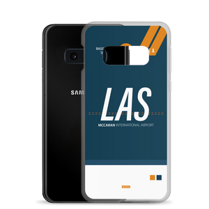 LAS - Las Vegas Samsung-Handyhülle mit Flughafencode