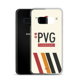 Load image into Gallery viewer, PVG - Shanghai - Pudong Samsung phone case with airport code
