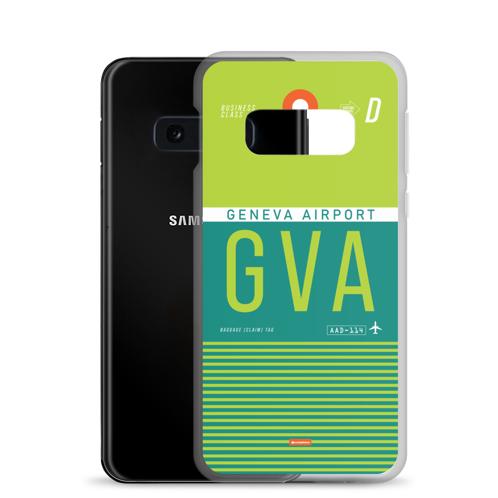 GVA - Geneva Samsung phone case with airport code