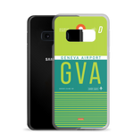 Load image into Gallery viewer, GVA - Geneva Samsung phone case with airport code
