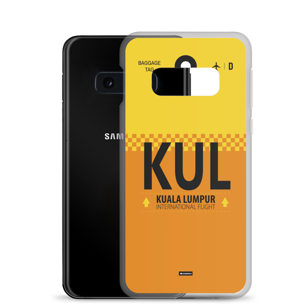 KUL - Kuala Lumpur Samsung phone case with airport code